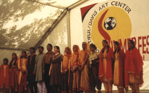 Accompanied in Rajasthan dance performed in Bountiful David Art Center-USA