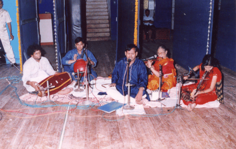 Guru Shekhar Tanjorkar with his Team of Orchestra